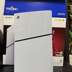 PS5スリム ディスクドライブあり純正コントローラー付きの画像
