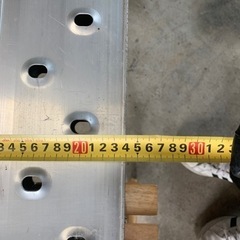 中古アルミ足場板 2M 2枚 AK–32 長谷川工業の画像