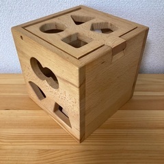 木製パズルボックス　酒井産業　型はめ