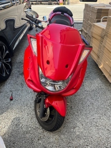 バイク ヤマハ　マジェスティc   希少純正カラー　リミテッド　ロンホイ仕様　赤　レッド