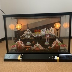 お雛様　ガラスケース入りもらっていただけませんか？よろしくお願い...