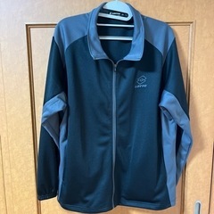 LOTTO  ジャージ 上  美品 ブラック・グレー 3L