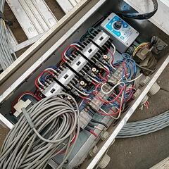 ハウス換気扇　吸入口　制御盤セットの画像