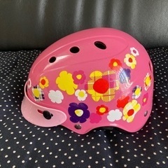 女児向け自転車ヘルメット、帽子の画像