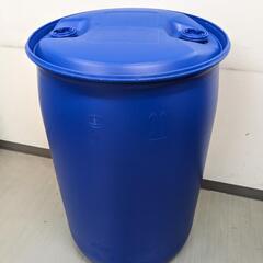 無料　220L ポリエチレンドラム缶　空容器
