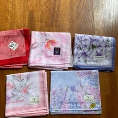 ブランドハンカチ5枚セット