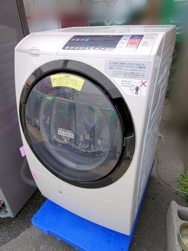 ◆HITACHI/日立■ドラム式電気洗濯乾燥機 【BD-SV110AL】 左開き  洗濯11kg 乾燥6kg 温水ナイアガラ洗浄 2017年製