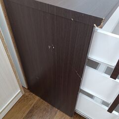 ★ジモティ割あり★  チェスト ブラック H74×D42×W138 クリーニング済み MT1479の画像