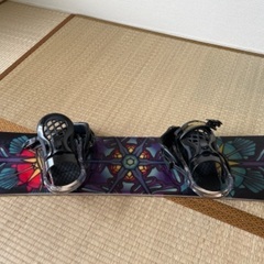 ROXYスノーボード板　ビンディング・BURTONバッグ付き