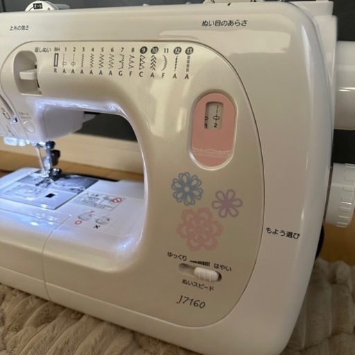 JANOME ジャノメ　家庭用　ミシン　ワイドテーブル　セット　j7160
