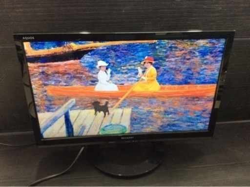SHARP 19型 液晶テレビ LC-19K30 2015年製　画面左上にキズあり。
