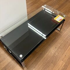 ガラステーブル　センターテーブル(B6-55)