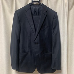 スーツ上下セット メンズ　Mサイズ　黒色　Yシャツはおまけ