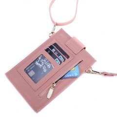 新品　ショルダーバック　ピンクの画像