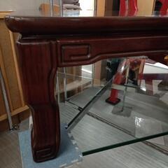 ★値下げしました⤵️アンティーク　座卓　家具 テーブル　昭和初期　90×90cm?自社配送時?代引き可?※現金、クレジット、スマホ決済対応※   