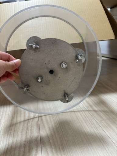 サイレントホイール　30 透明　アクリル製