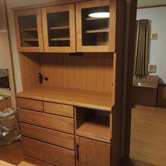 【商品名】キッチンボード食器棚【サイズ】縦約192.5cm横約120.5cm奥行約48.5cm
