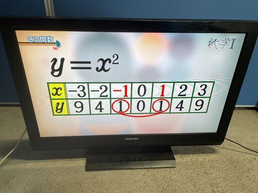 値下げ【良品】TOSHIBA 32インチテレビ 32AC4 2012年製 通電確認済み リモコン無し 早い者勝ち 引取歓迎 配送OK