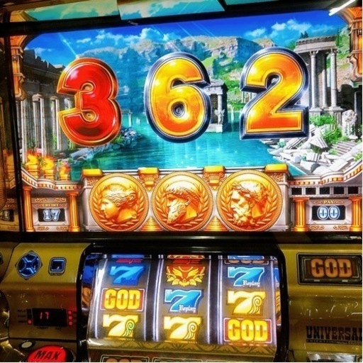 売約済】スロット実機 コイン不要機 ミリオンゴッド 神々の系譜 ZEUS