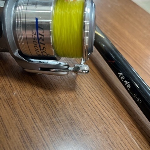 磯釣りセット　銀狼　レバーブレーキリール