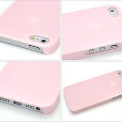 【在庫処分！ピンク・クリーム】iPhone SE/5s/5専用ペ...