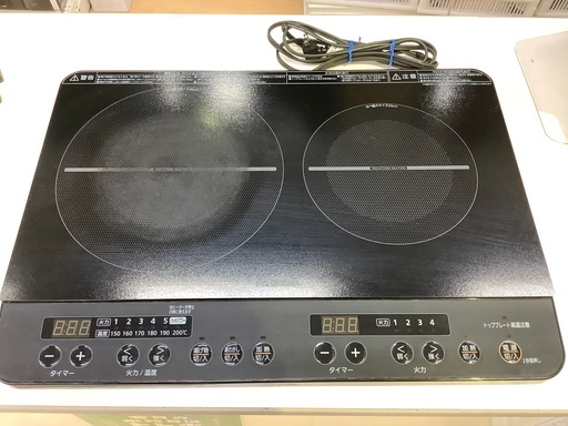【2021年製】IRISOHAYAMA(アイリスオーヤマ)2口IHクッキングヒーターのご紹介です!!