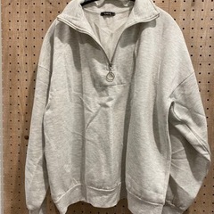 ハーフジップスウェット