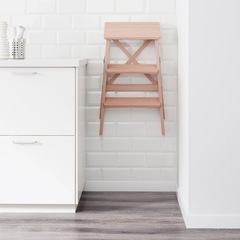 脚立 スツール IKEA BEKVÄM ベクヴェーム 踏み台 3段 ビーチの画像