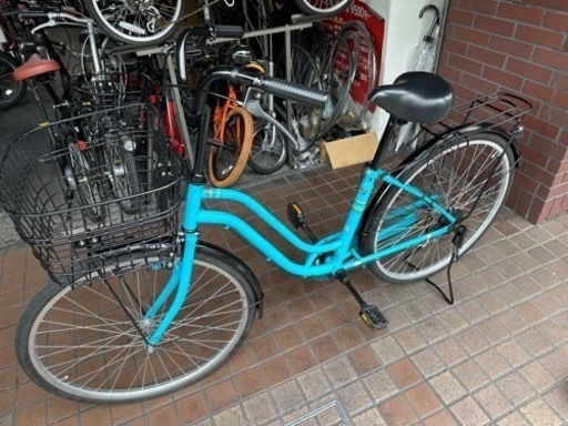 26インチ　ダイナモLEDライト付き　ママチャリ