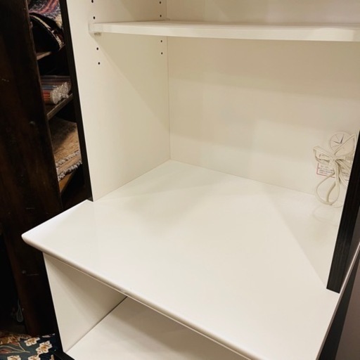 《売約済》【池上店】ニトリ キッチンボード レジューム ハイタイプ ダークブラウン 食器棚 レンジボード キッチン収納 家具 おしゃれ 品川区 大田区 リサイクルショップ ランバールーム 武蔵小山店 武蔵小山パルム 戸越銀座 池上 大森 蒲田