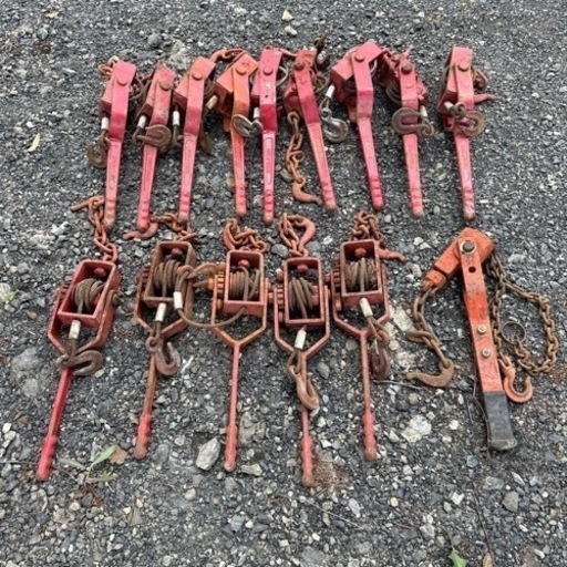 HHHスリーエッチ 大1000k ワイヤー荷締機 ガッチャ レバーブロック 北海道旭川市