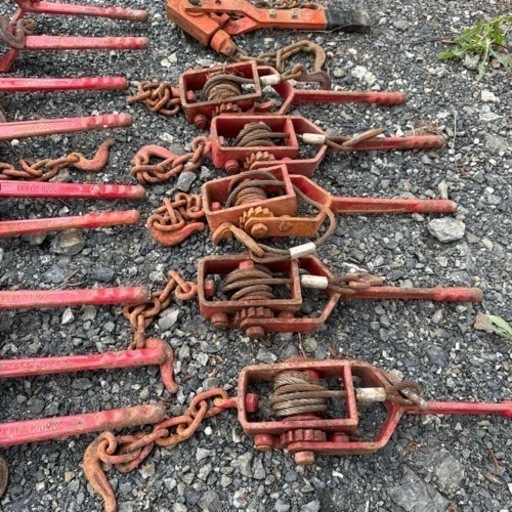 HHHスリーエッチ 大1000k ワイヤー荷締機 ガッチャ レバーブロック 北海道旭川市
