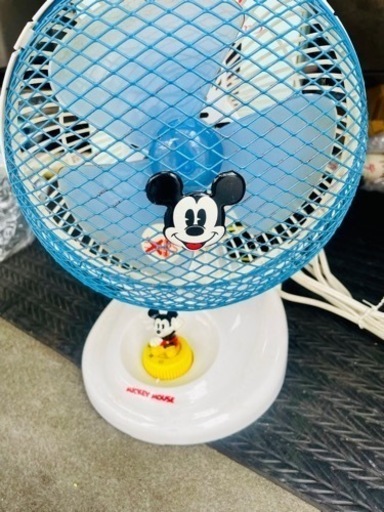 Mickey Mouseのミニ扇風機 EH-201 ミッキーマウス ミニ扇風機