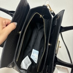 最終値下げ【新品タグ付き】クロコ柄ハンドバッグの画像