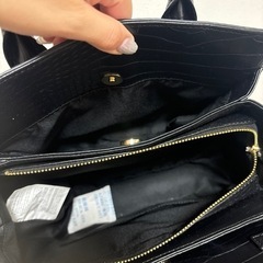 最終値下げ【新品タグ付き】クロコ柄ハンドバッグの画像