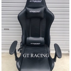 【GT RACING】【美品】ゲーミングチェア　ブラック