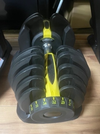 [取引中]可変式ダンベル(5kg〜40kg)