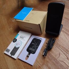 スマホのコードレス充電器、充電レシーバーセット　新品