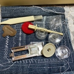 ジャノメミシン🧵エクセル18🪡６３２形👗中古調整済み🧵取説付きの画像