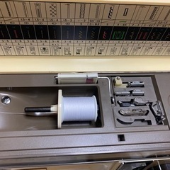 ジャノメミシン🧵エクセル18🪡６３２形👗中古調整済み🧵取説付きの画像