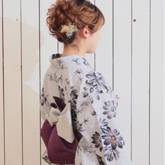 浴衣着付け➕ヘアセット5000円