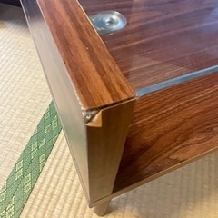 テーブル　机　ガラステーブルの画像