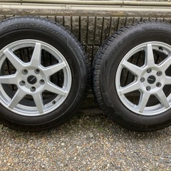 215/65R16スタッドレス、ホイールTEC MAG 美品BM...