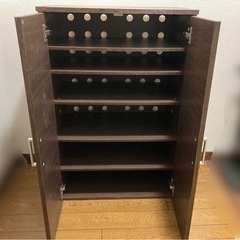 【受付終了】シューズボックス 下駄箱 ラック 靴入れの画像