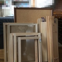 コルクボード 木枠など DIYにどうぞ☆