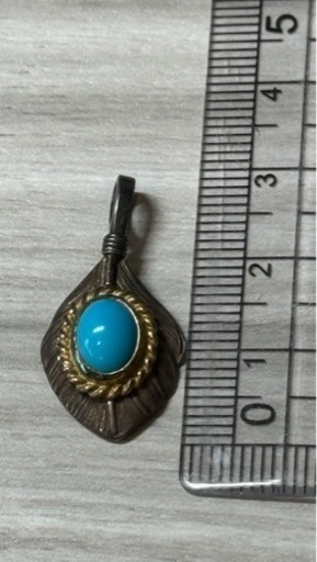 【激レア】金縄ターコイズSVハートフェザー