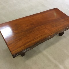 高級カリン座卓 Aの画像