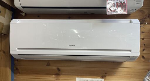 ミ☆HITACHI 日立 6畳用ルームエアコン 白くまくん RAS-R22B 2013年製