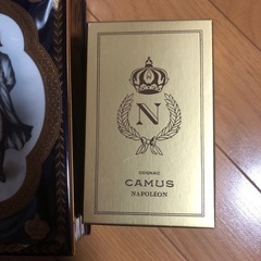 カミュ　ナポレオン　ブック　コニャック　　ブランデーセット       紺の画像