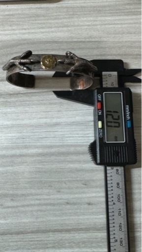 《特注激レア》ゴローズ　（goro's）爪　平打ちブレス バングル　刻印の激レア